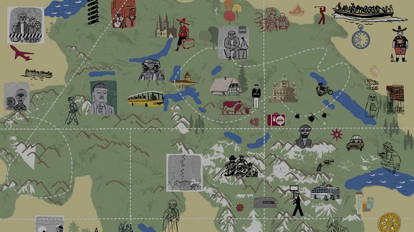 Ilustración de Viajes dibujados