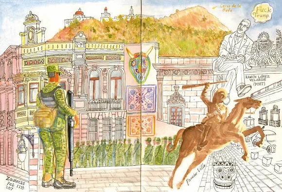 Ilustración de Viajes dibujados