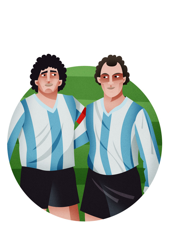 Ilustración de Lo mejor del fútbol