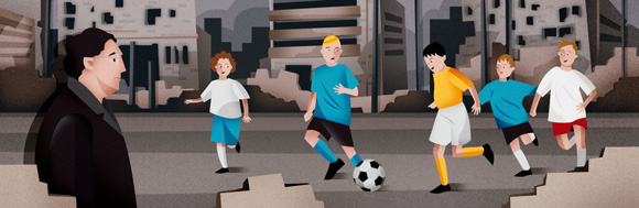 Ilustración de Lo mejor del fútbol