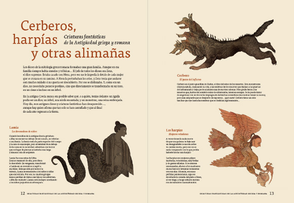 Ilustración de Criaturas fantásticas