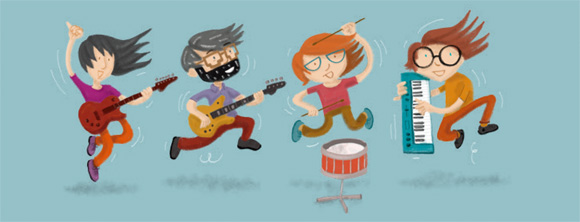 Ilustración de Lee y canta con Petit Pop