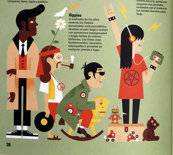 Ilustración de Historia ilustrada del rock