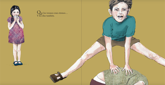 Ilustración de Cuando mamá llevaba trenzas