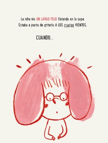 Ilustración de Un pelo en la sopa