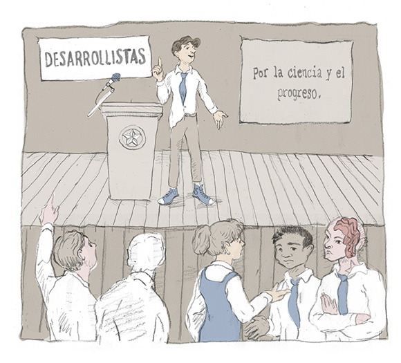 Ilustración de Pequeña historia de un desacuerdo