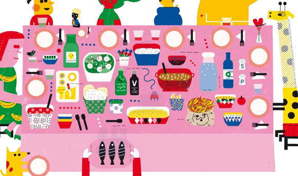 Ilustración de Patatas Ñam Ñam