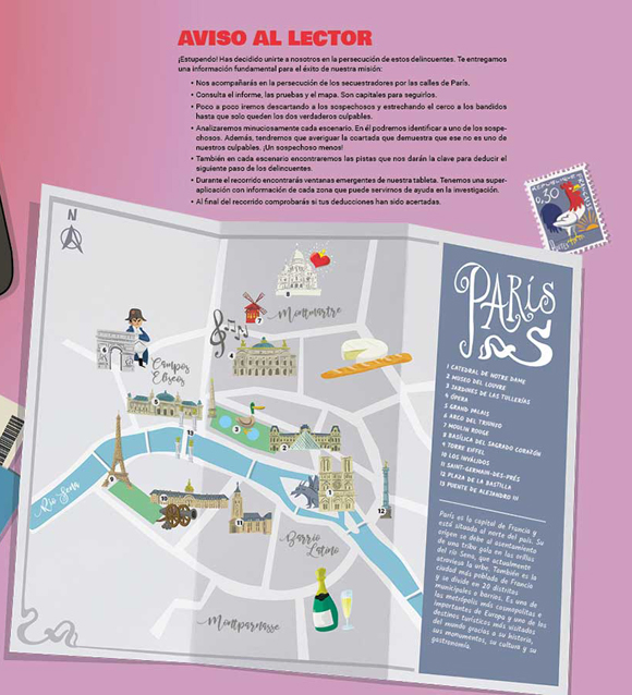 Ilustración de Secuestro en París