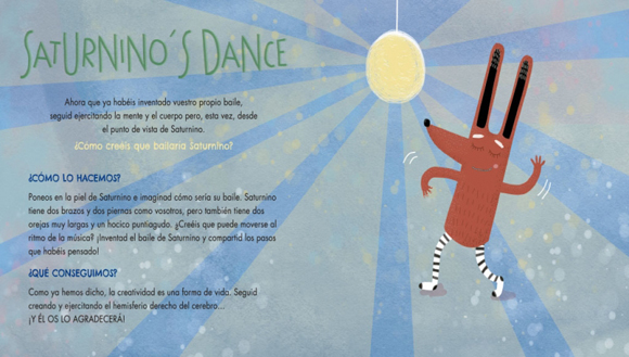 Ilustración de El viaje cósmico de Saturnino