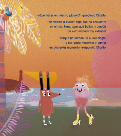 Ilustración de El viaje cósmico de Saturnino