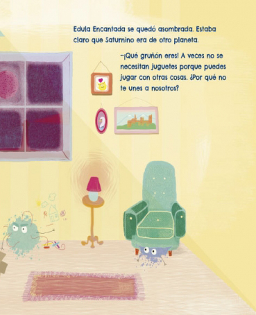 Ilustración de El viaje cósmico de Saturnino