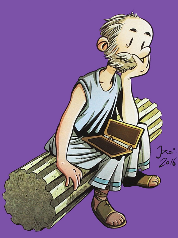 Ilustración de Aristóteles. El deseo de saber