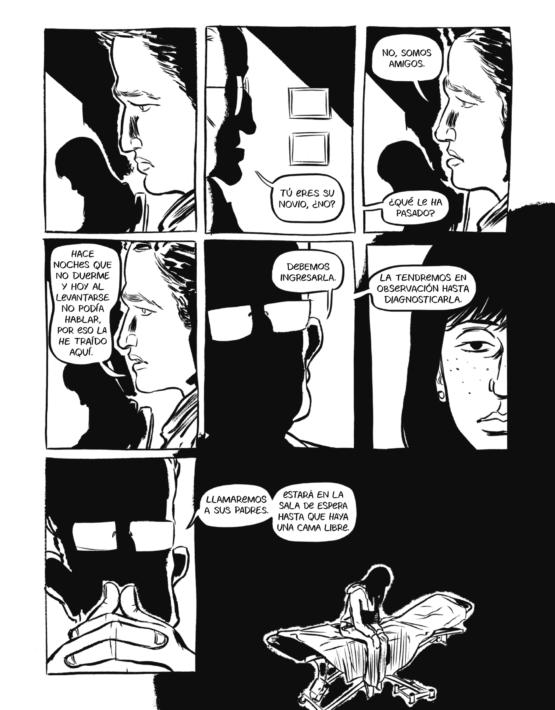 Ilustración de Manicomio