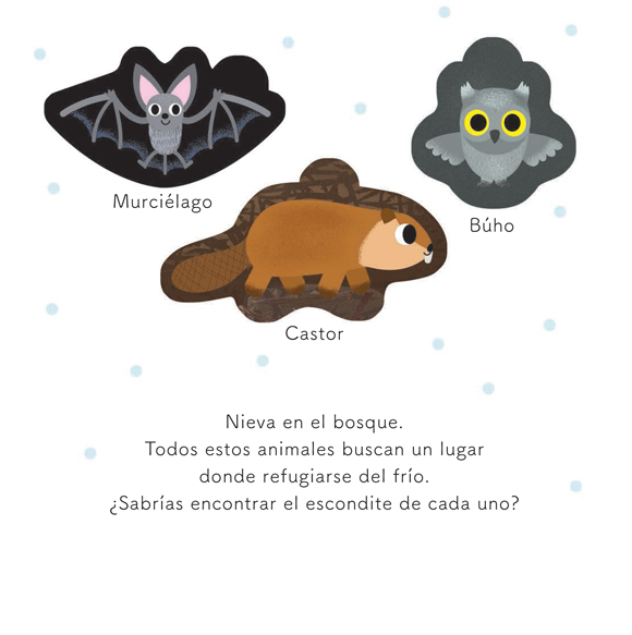 Ilustración de ¿Quién se esconde... en el bosque?