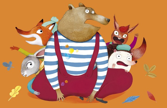 Ilustración de Filipo y Leo. Una extraña visita