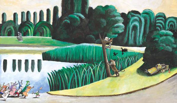 Ilustración de Arte con pastel
