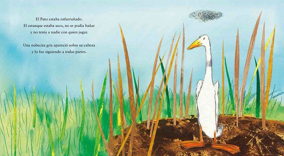 Ilustración de El pato enfurruñado