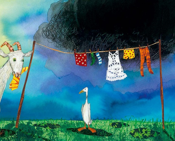 Ilustración de El pato enfurruñado