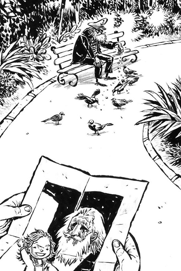 Ilustración de La lengua del viento