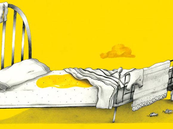 Ilustración de Amarillo y Redondo