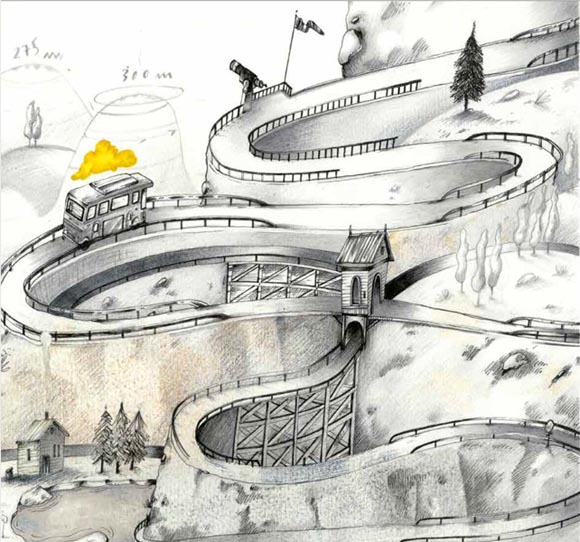 Ilustración de Amarillo y Redondo