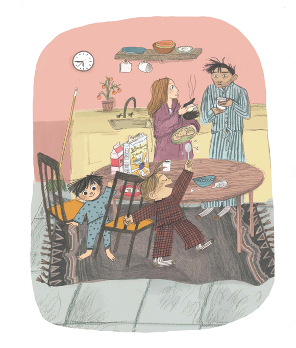 Ilustración de Charlie y Ratón
