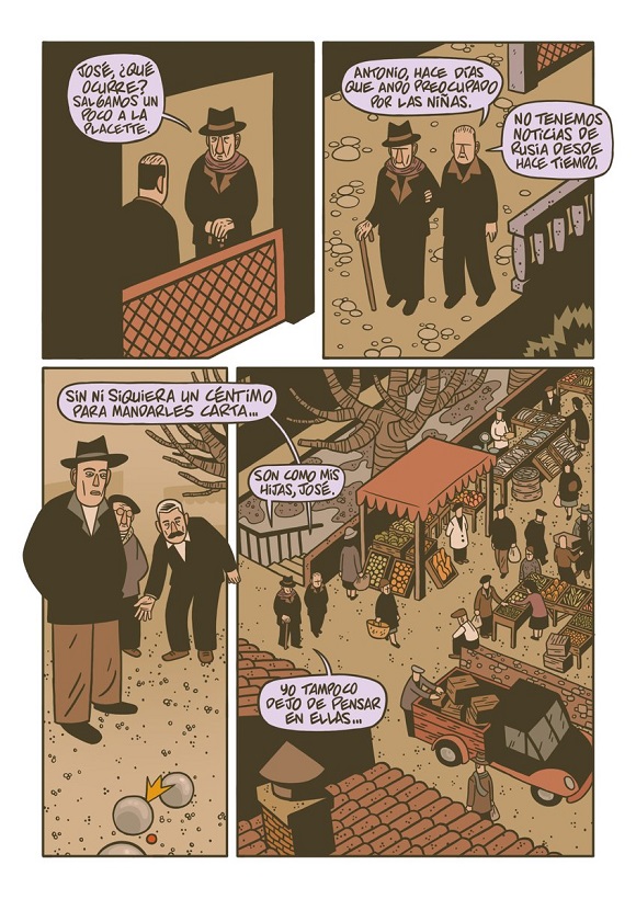 Ilustración de Antonio Machado. Los días azules