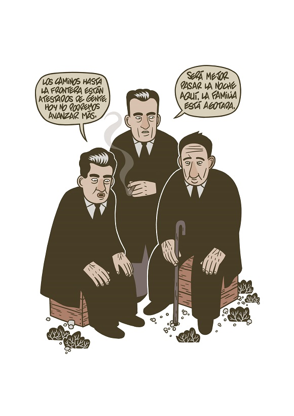 Ilustración de Antonio Machado. Los días azules