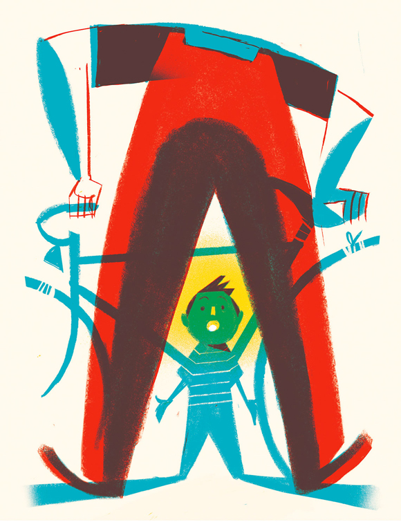 Ilustración de La bicicleta amarilla