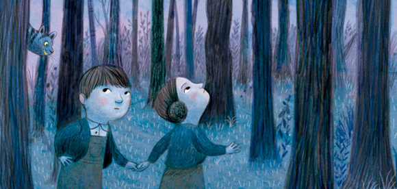 Ilustración de La receta de Hans y Greta