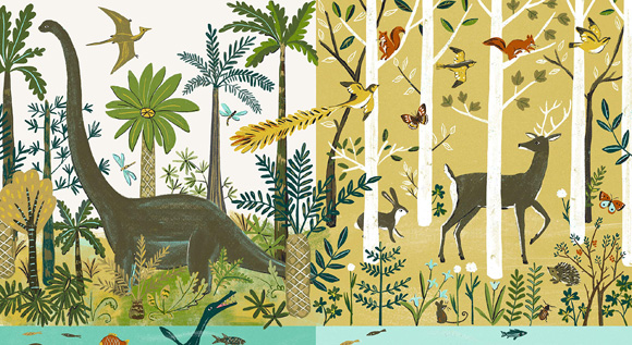 Ilustración de El origen de las especies