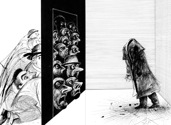 Ilustración de El Hombre Invisible