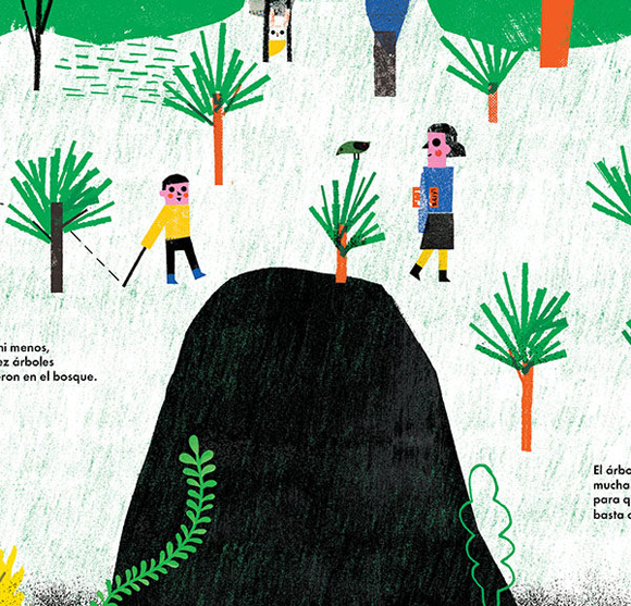 Ilustración de Cien semillas que volaron