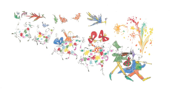 Ilustración de El violín de Patrick