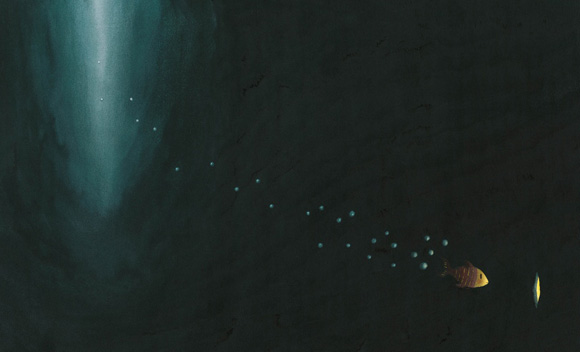 Ilustración de Bajo las olas