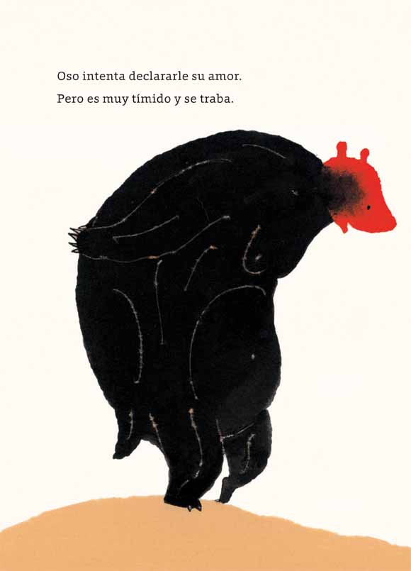 Ilustración de Oso está enamorado