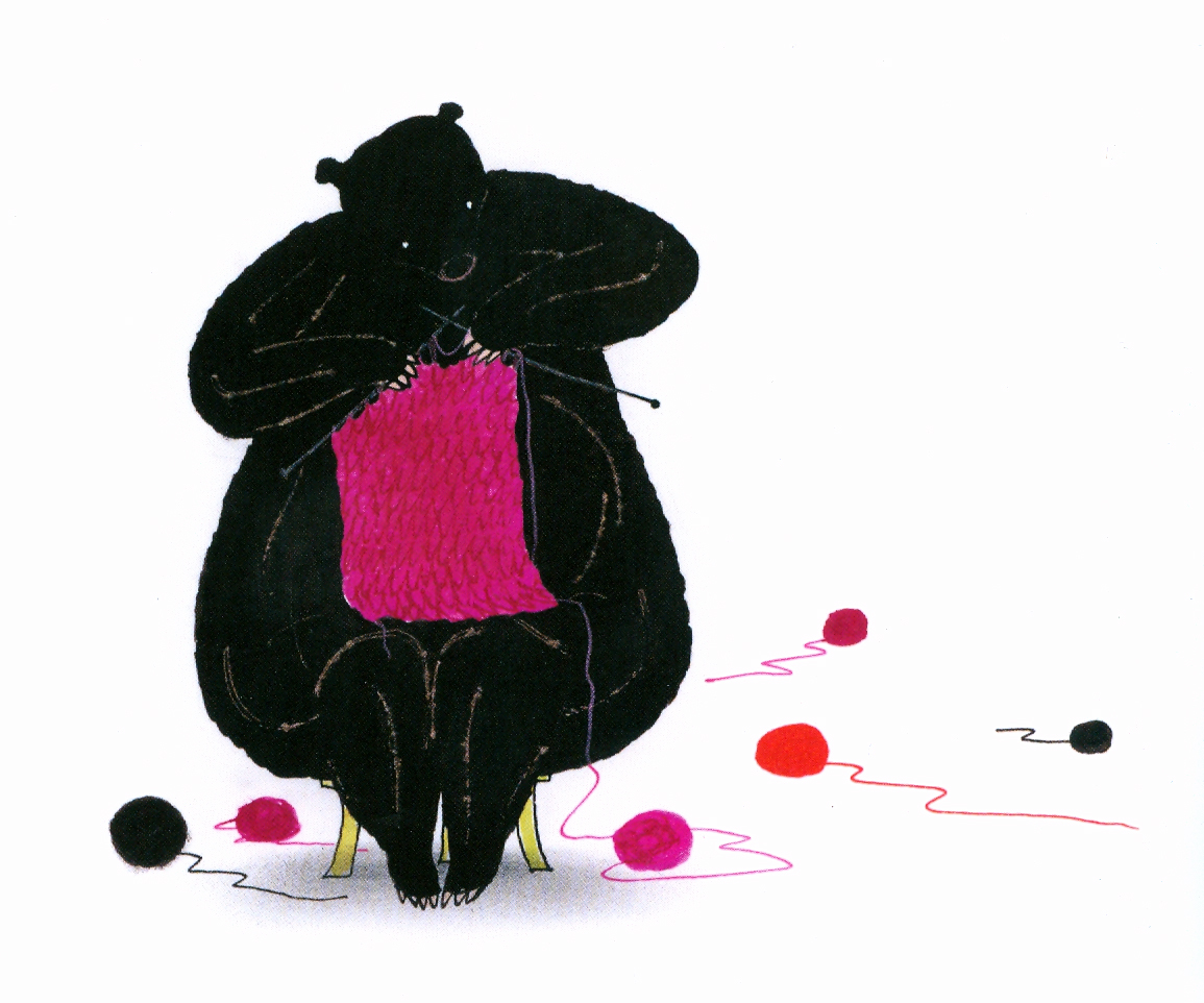 Ilustración de Oso está enamorado