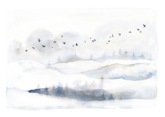 Ilustración de Memoria de la nieve