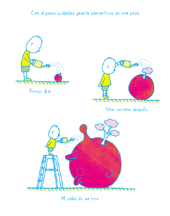 Ilustración de Ser o no ser... Una manzana