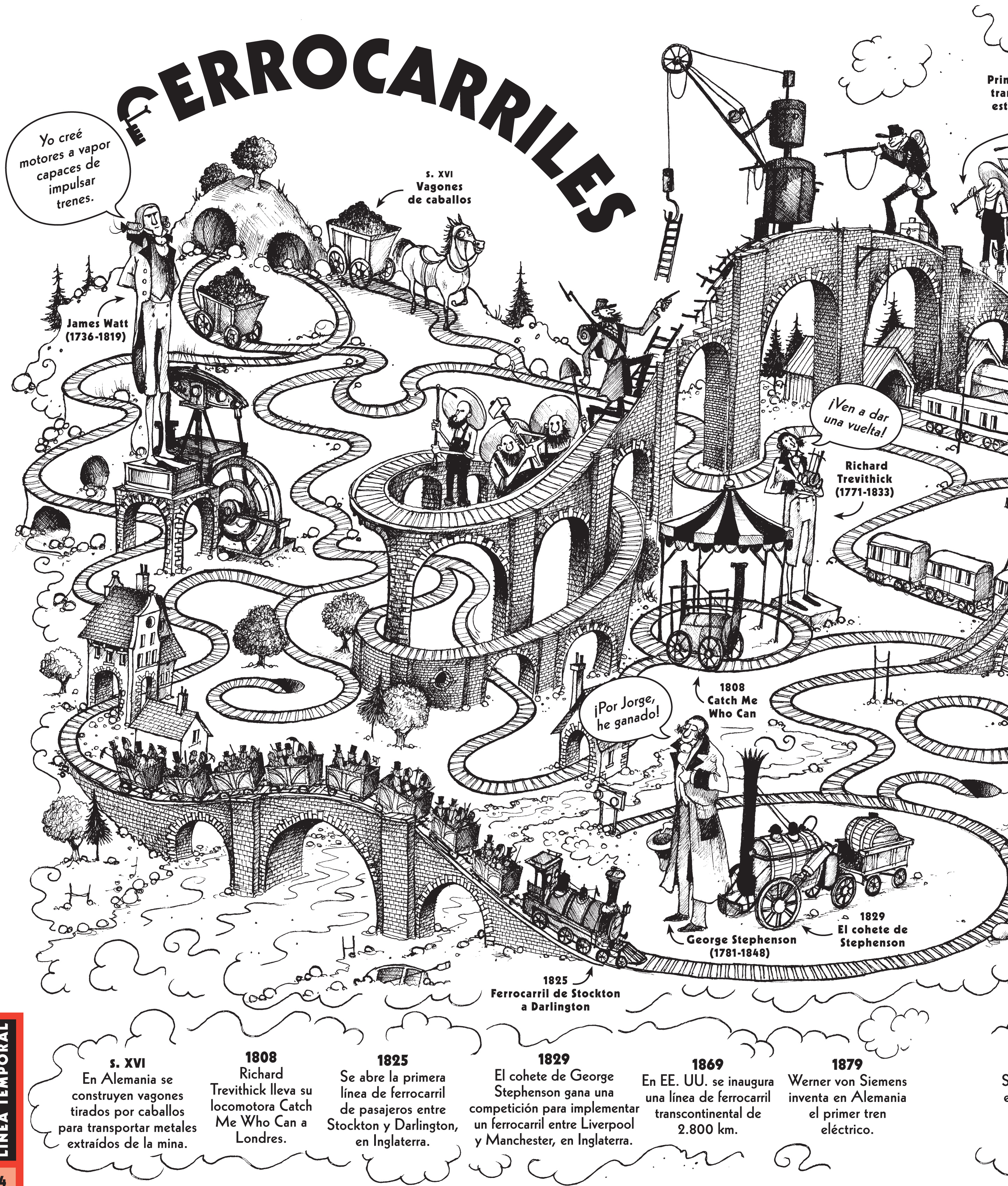 Ilustración de Transportes asombrosos