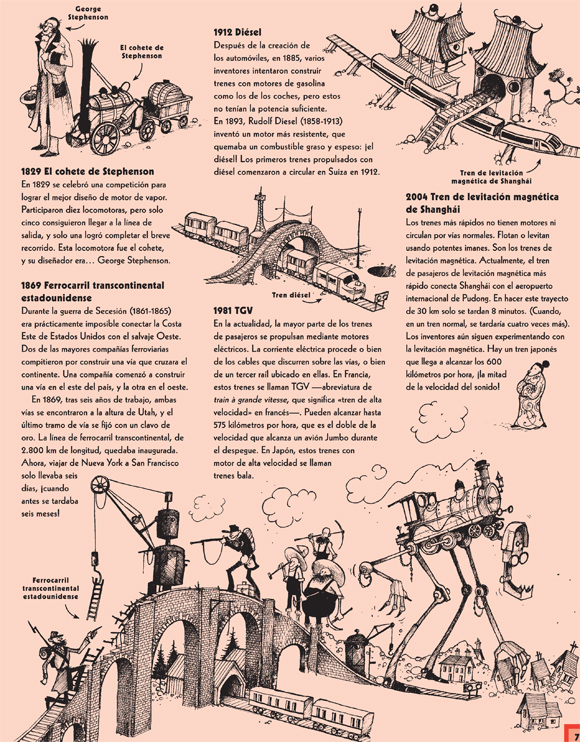 Ilustración de Transportes asombrosos