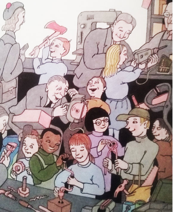 Ilustración de Nuevos amigos