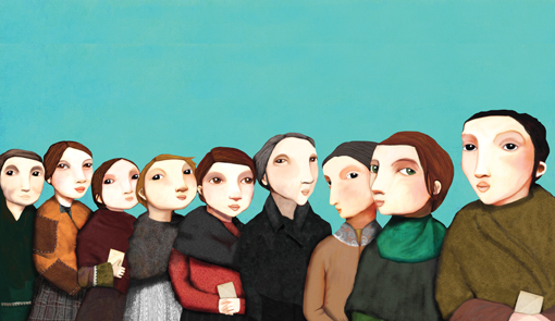 Ilustración de Clara Campoamor
