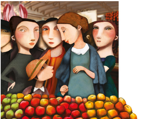 Ilustración de Clara Campoamor
