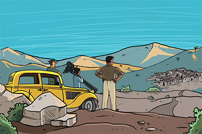 Ilustración de Buñuel en el laberinto de las tortugas