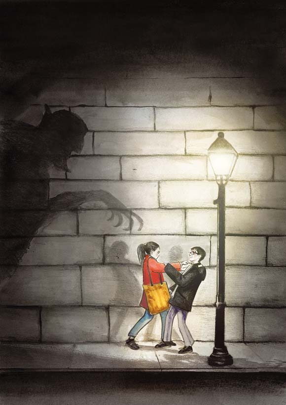 Ilustración de Victoria sueña