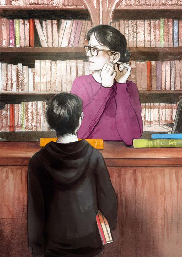 Ilustración de Victoria sueña