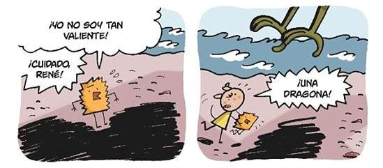 Ilustración de Catalina y la isla del Cíclope