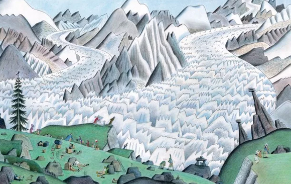 Ilustración de La increíble conquista del Mont Blanc