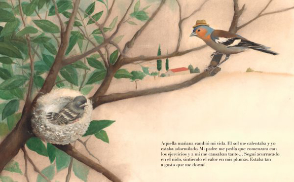 Ilustración de Pinzón